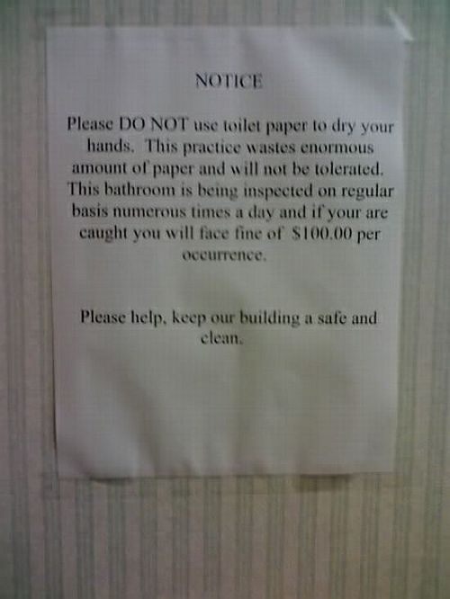 Funny notes left for people sharing the same space! (44 pics)