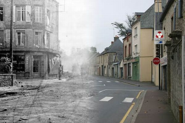 Normandy during WW2 and now (204 pics)
