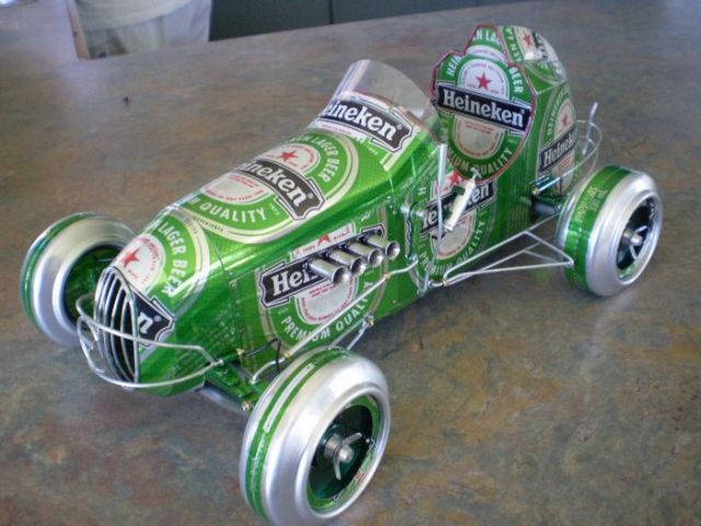 Cars from aluminium cans (52 pics)