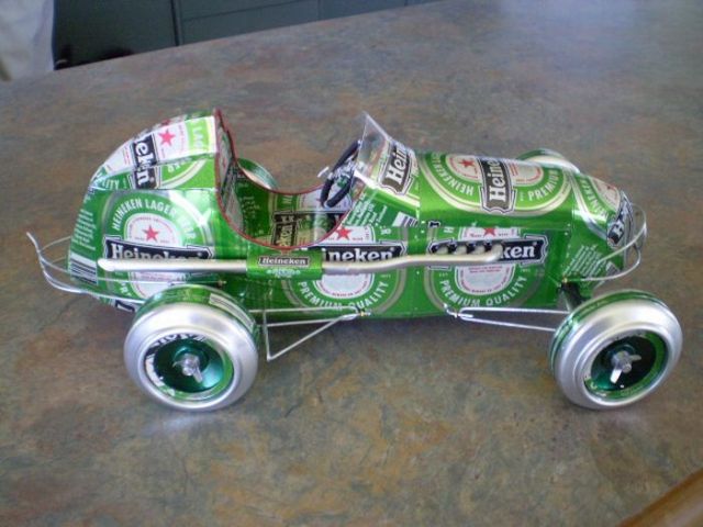 Cars from aluminium cans (52 pics)
