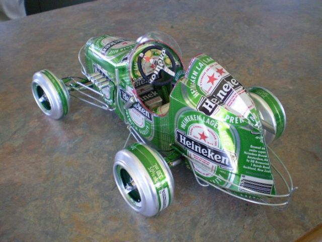 Cars from aluminium cans (52 pics)