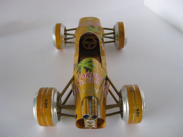 Cars from aluminium cans (52 pics)