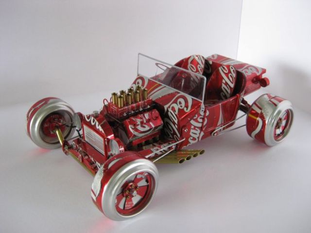 Cars from aluminium cans (52 pics)