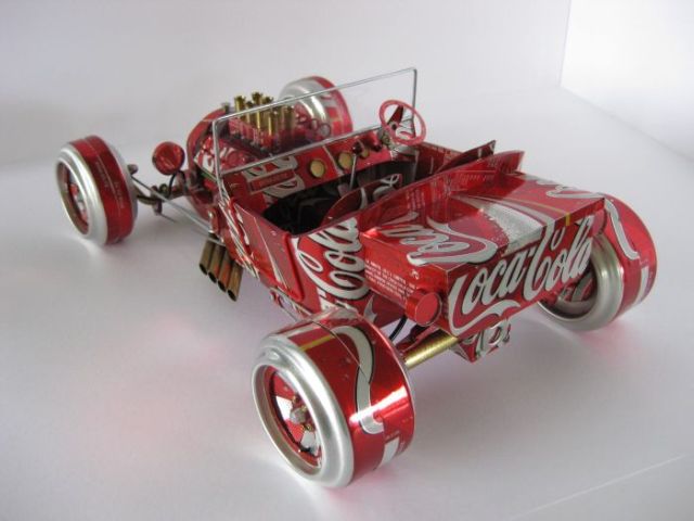Cars from aluminium cans (52 pics)