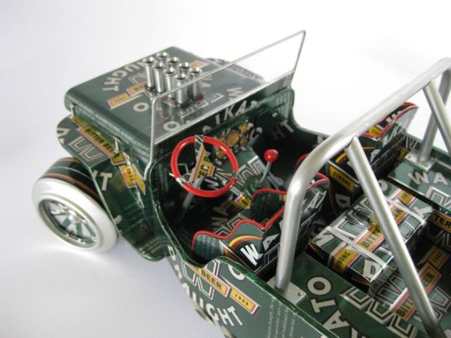 Cars from aluminium cans (52 pics)
