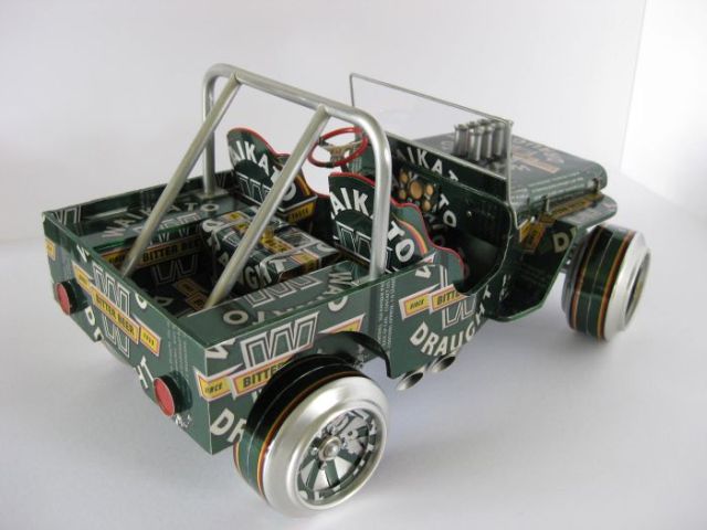 Cars from aluminium cans (52 pics)