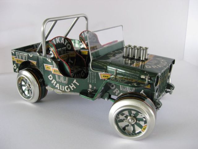 Cars from aluminium cans (52 pics)