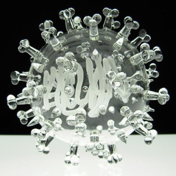 Stunning glass sculptures representing deadly viruses! (11 pics)