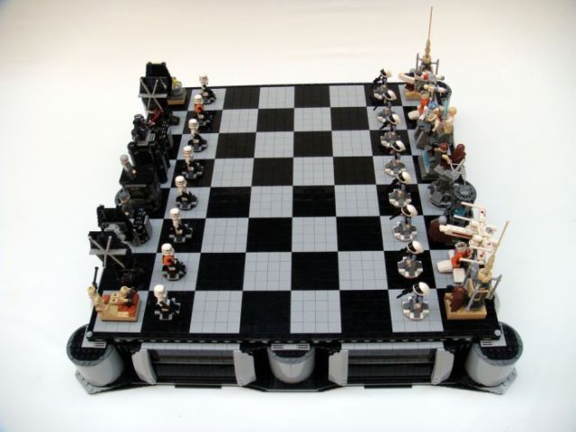 Cool Lego Star Wars chess (52 pics)