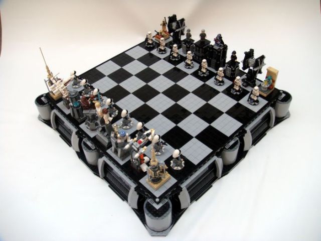Cool Lego Star Wars chess (52 pics)