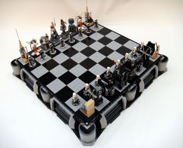 Cool Lego Star Wars chess (52 pics)