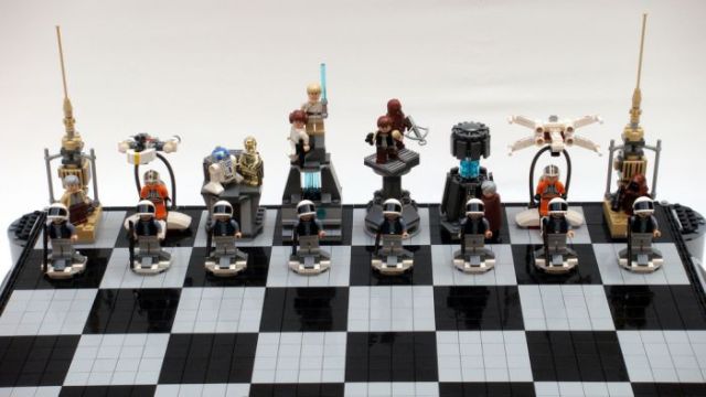 Cool Lego Star Wars chess (52 pics)