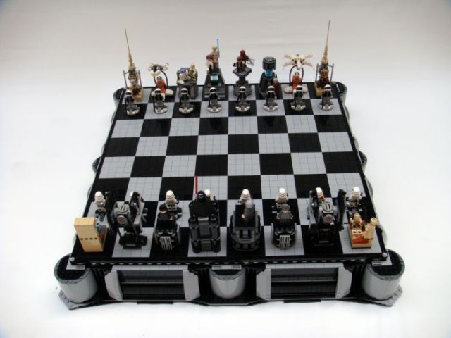 Cool Lego Star Wars chess (52 pics)