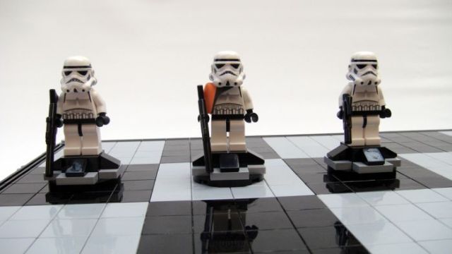 Cool Lego Star Wars chess (52 pics)