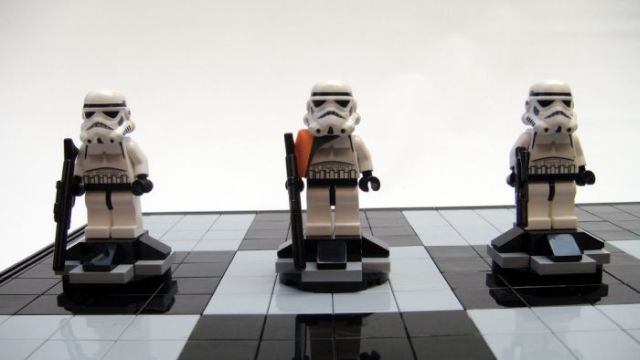 Cool Lego Star Wars chess (52 pics)