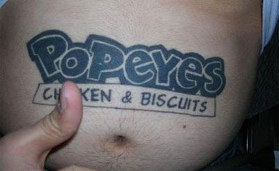 The most horrible food tattoos (24 pics)