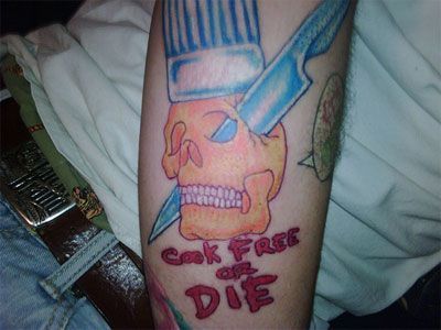 The most horrible food tattoos (24 pics)