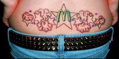 The most horrible food tattoos (24 pics)