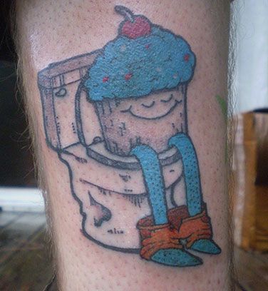 The most horrible food tattoos (24 pics)