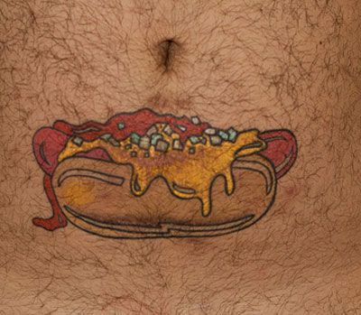 The most horrible food tattoos (24 pics)