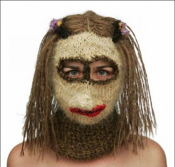 Knitted masks (22 pics)