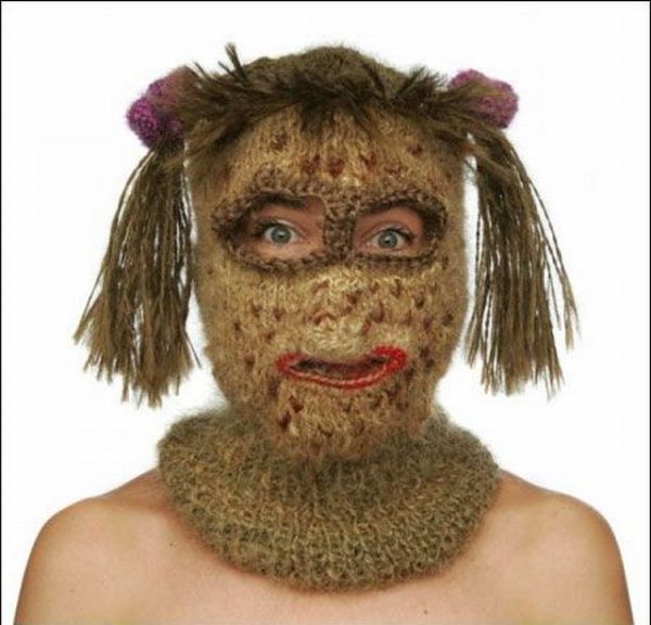Knitted masks (22 pics)