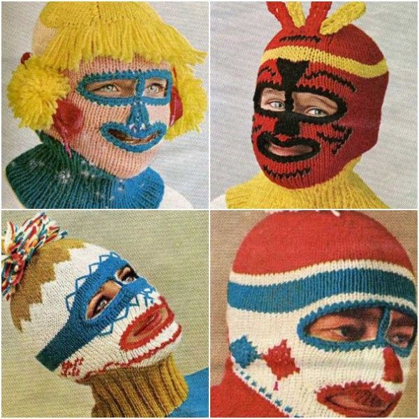 Knitted masks (22 pics)