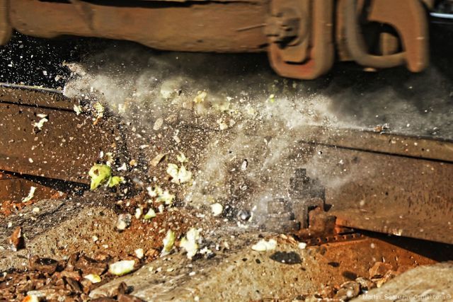 The power of train (9 pics)