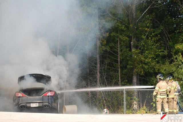 Burnt Hyundai Genesis Coupe (25 pics)