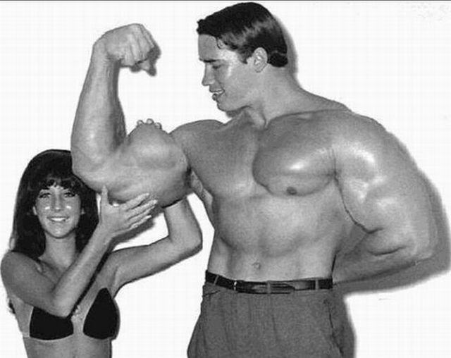 Young Arnold Schwarzenegger. He wasn’t thinking about politics then (18 pics)