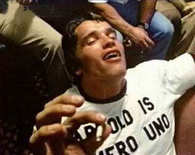 Young Arnold Schwarzenegger. He wasn’t thinking about politics then (18 pics)