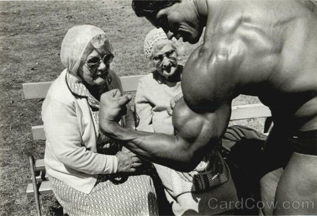 Young Arnold Schwarzenegger. He wasn’t thinking about politics then (18 pics)