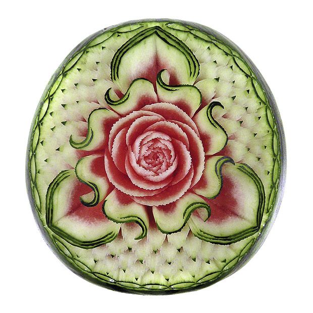 Very Beautiful WaterMelon Carvings Art WireSmash