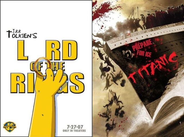 Cool movie poster mashups (39 pics)