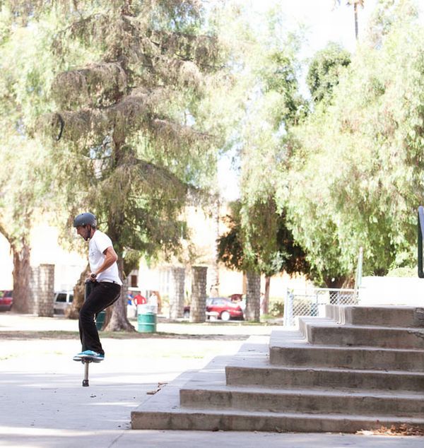 Fred Grzybowski - the world's top extreme pogo artist (14 pics)