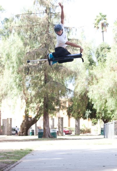 Fred Grzybowski - the world's top extreme pogo artist (14 pics)