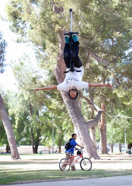 Fred Grzybowski - the world's top extreme pogo artist (14 pics)