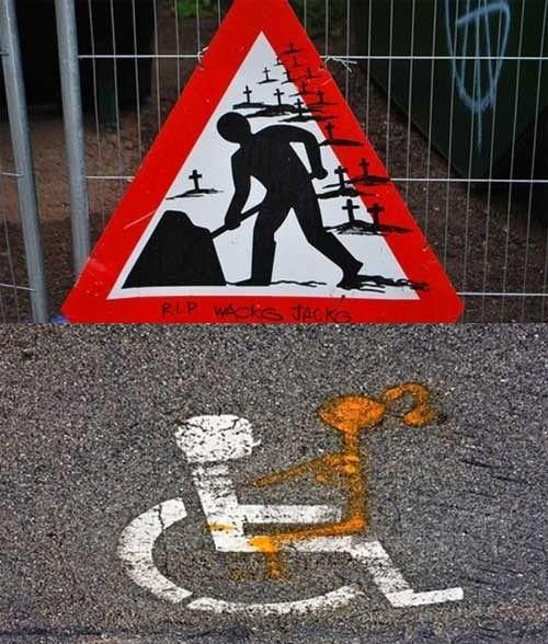 Hilarious modified signs (24 pics)