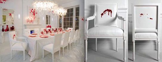 A house of blood (11 pics)