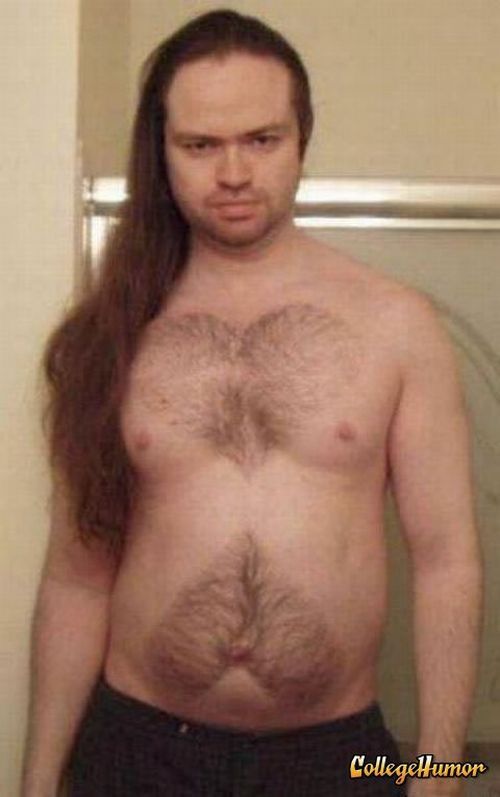 Chest haircuts (25 pics)