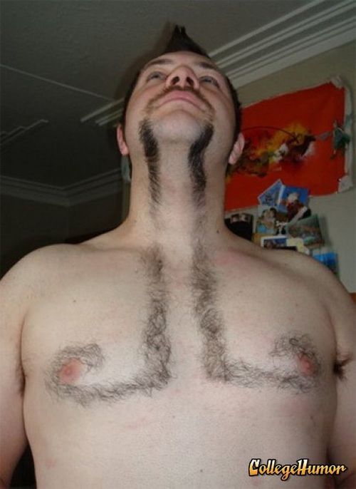 Chest haircuts (25 pics)
