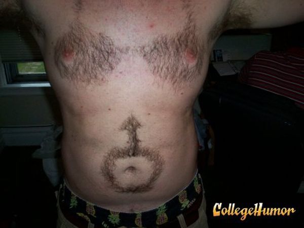 Chest haircuts (25 pics)