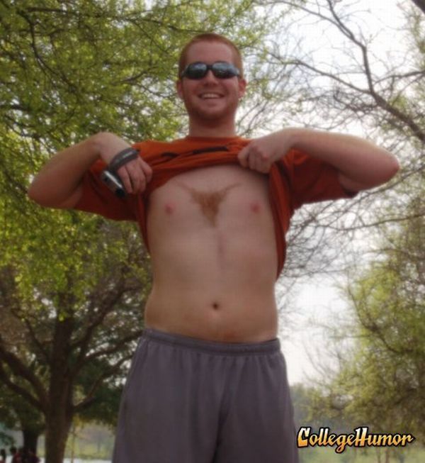 Chest haircuts (25 pics)
