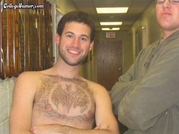 Chest haircuts (25 pics)