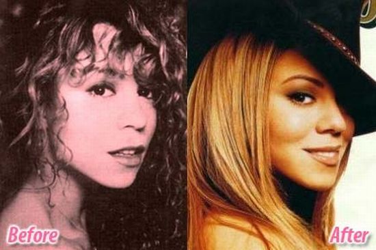 Mariah Carey before and after plastic surgery? (image hosted by izismile.com)