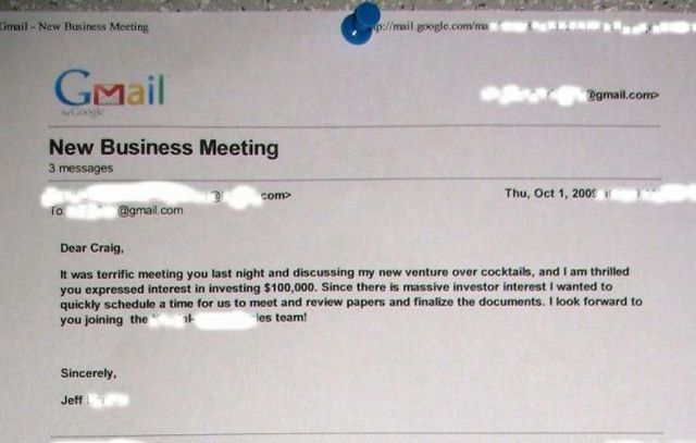 New Business Meeting funny email (1 pic)