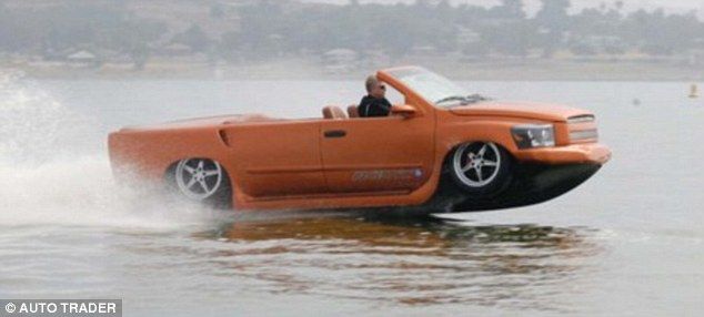 The Python – a 60mph luxurious amphibious car (5 pics + 1 video)