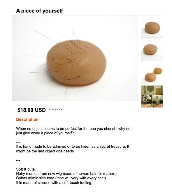 Weird and funny hand-made things you can find on Etsy! (56 pics)