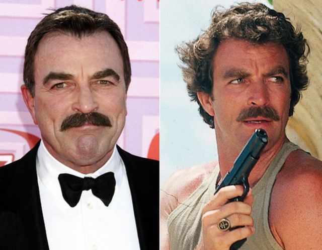 Sex symbols when they were young… and now! (13 pics)