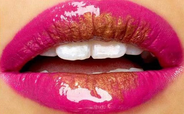 Beautiful lips make-up (21 pics)